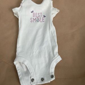 Best smile girl onesie